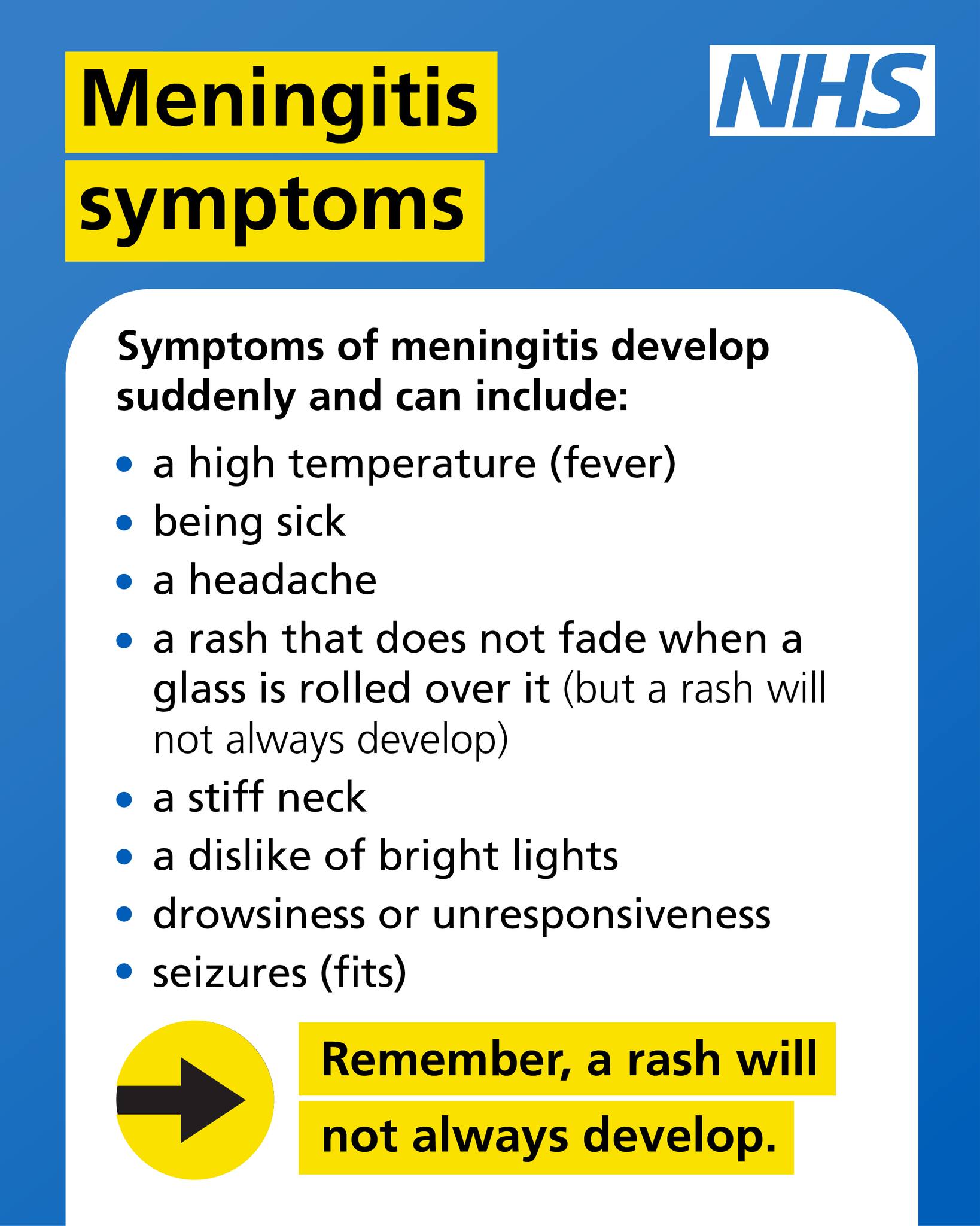Meningitis symptoms Meningitis symptoms